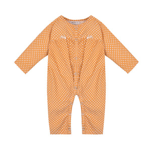 Polka Doted Girls Romper