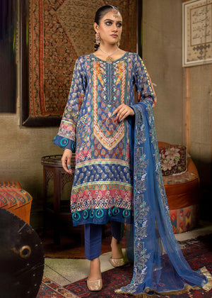 Embroidered Jacquard Suit-2517