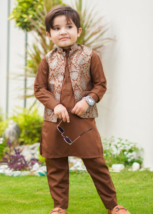 Gold Brown only Waistcoat EW16