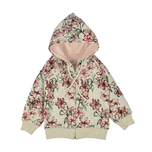 Pink Floral Hood