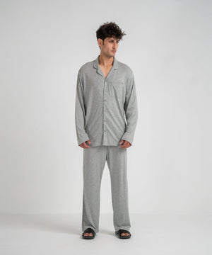 Men's Button Down Pyjama Set