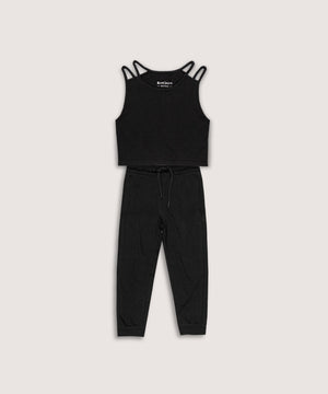 Girls' Sleeveless Athleisure Set