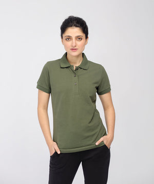 Women's Basic Polo Shirt