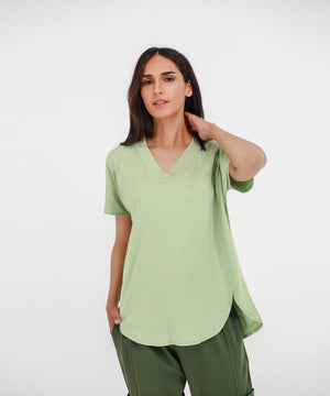 Women's Balanced Cap Sleeve Tee