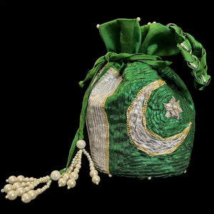 Hand embroidered Pakistan Potli