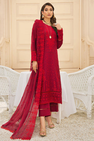 T-26 : Unstitched Embroidered Slub Karandi 3PC