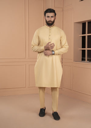 Golden Cotton Kurta Pajama