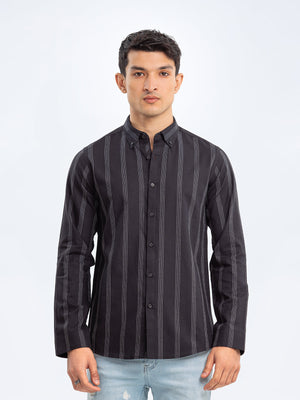 Striped Button Down Shirt - FMTS23-32096