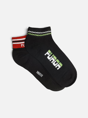 Pack Of 2 Multi Ankle Socks - FAMSO23-007