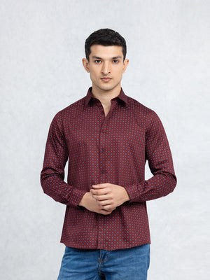 Regular Fit Full Sleeves Shirt - FMTS23-32084