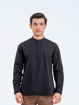 Regular Fit Band Collar Shirt - FMTS24-32128