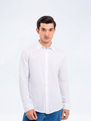 Smart Fit Knitted Shirt - FMTS24-32135