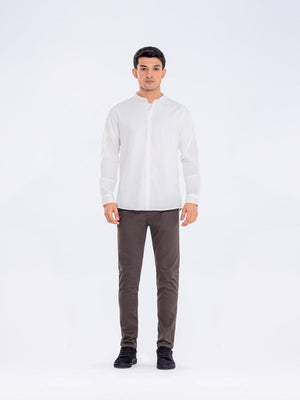 Regular Fit Band Collar Shirt - FMTS24-32139