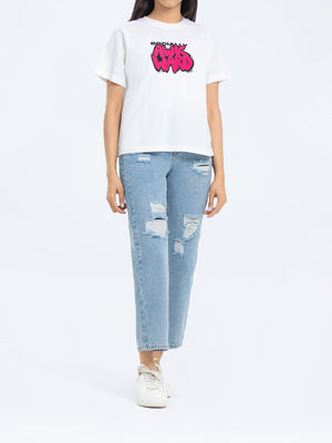 Boxy Graphic Tee - FWTGT24-035