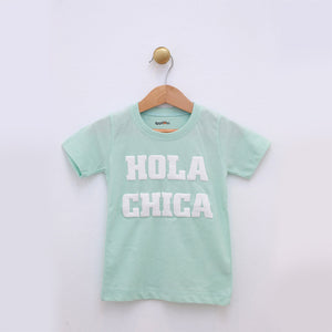 T-Shirt Hola Chica Green