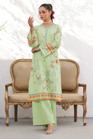 2PC Unstitched Printed Lawn Shirt and Trouser KST-2526