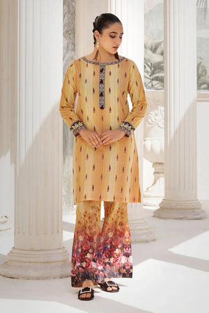 2PC Unstitched Printed Lawn Shirt and Trouser KST-2650