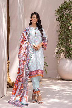 3PC Unstitched Khaddar Suit KKH-2206