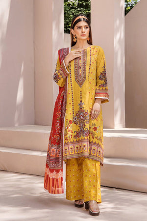 3 Pcs Unstitched Khaddar Suit KKH-2227