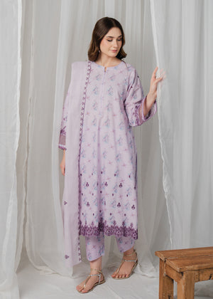 Lilac Wisteria Printed Suit