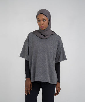 Women's B-Fit Oversized Melange Tee