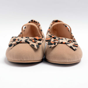 Girls Cheeta Line Pump