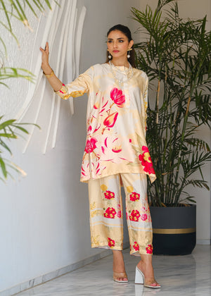 Petals - 2-Piece Silk All Season Wear