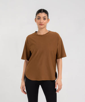 Women's B-Fit Oversized Round Hem Tee