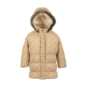 Toffee Padded Hooded Jacket