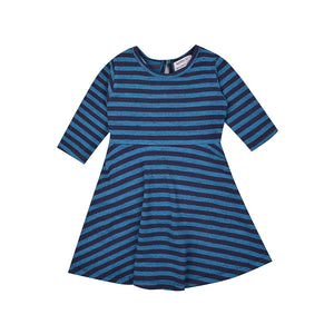 Girls Stripe Terry Dress