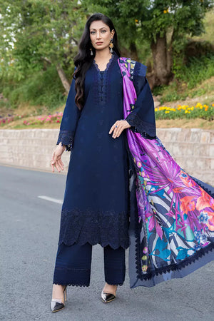 3PC Embroidered Unstitched Lawn Suit KSE-2693