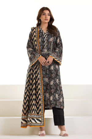 3PC Printed Unstitched Lawn Suit KLA-2639