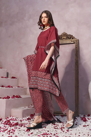 3PC Unstitched Khaddar Suit KKH-2251