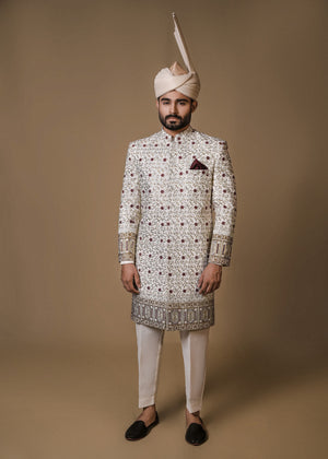 Sherwani - White