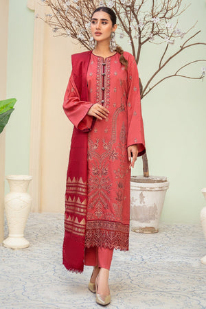 I-19 : Unstitched Embroidered Viscose 3PC