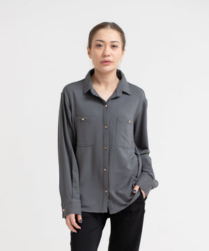 Women's Modal Button Down Shirt