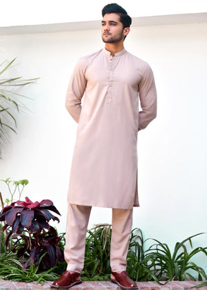 BEIGE- Designer Kurta Pajama - WW-GL-1008