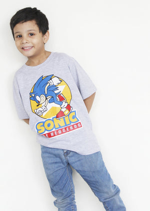 Grey Sonic the Hedgehog T-Shirt