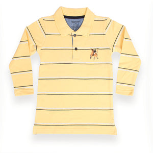 Yellow Striper Polo