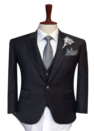 Charcoal 3 Piece Suit