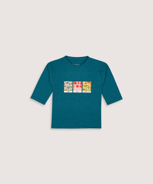 Girls' Melange Graphic Tee