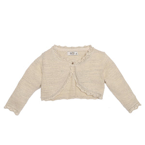 Shimmery Beige Shrug