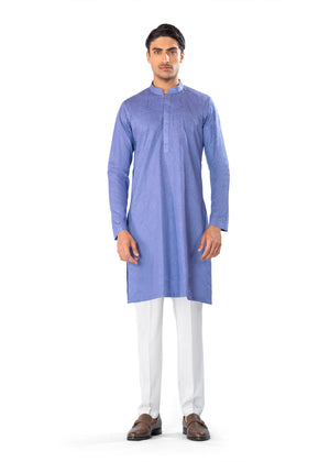 Kurta - Cross-stitch - Blue