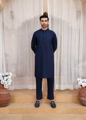 Modest Navy- Kurta Trouser