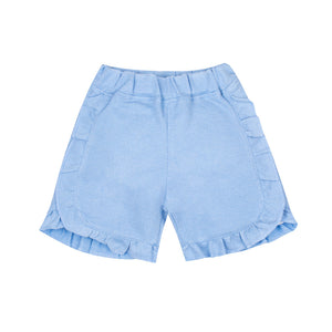 Blue Frill Girls Shorts