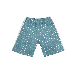 Green Hearts Girls Shorts