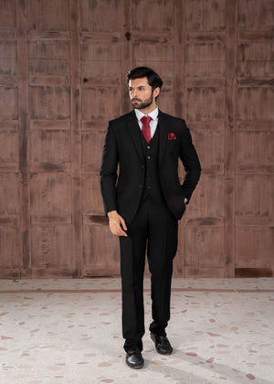 Royal Black 3 Piece Suit