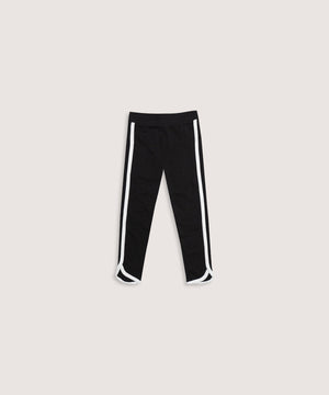 Girls' Contrast Piping Leggings