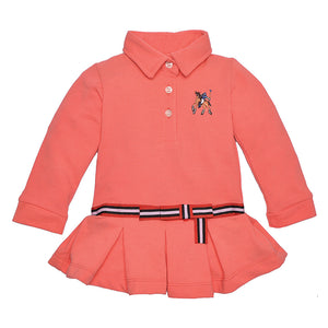 Pink Polo Dress