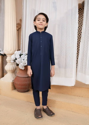 Modest Navy- Kurta Trouser- Boys